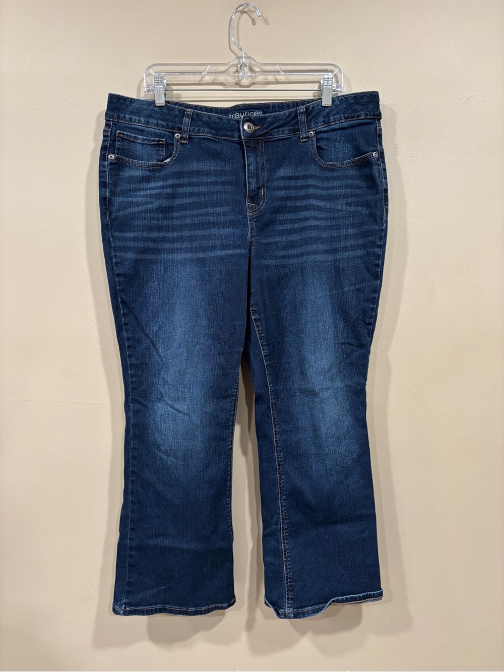 Maurices Women’s Blue Denim Mid-Rise Jeans Size 18 X-Short